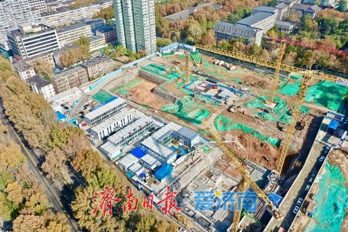 地下1层+地上15层！山东师范大学新学生公寓项目建设稳步推进