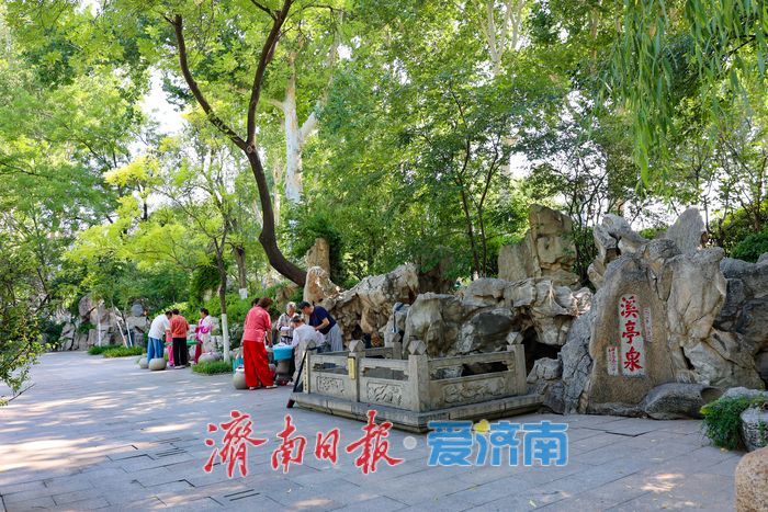 一年四季 泉在济南丨泉涌如珠映晨光 济南珍珠泉夏日清晨氛围感拉满