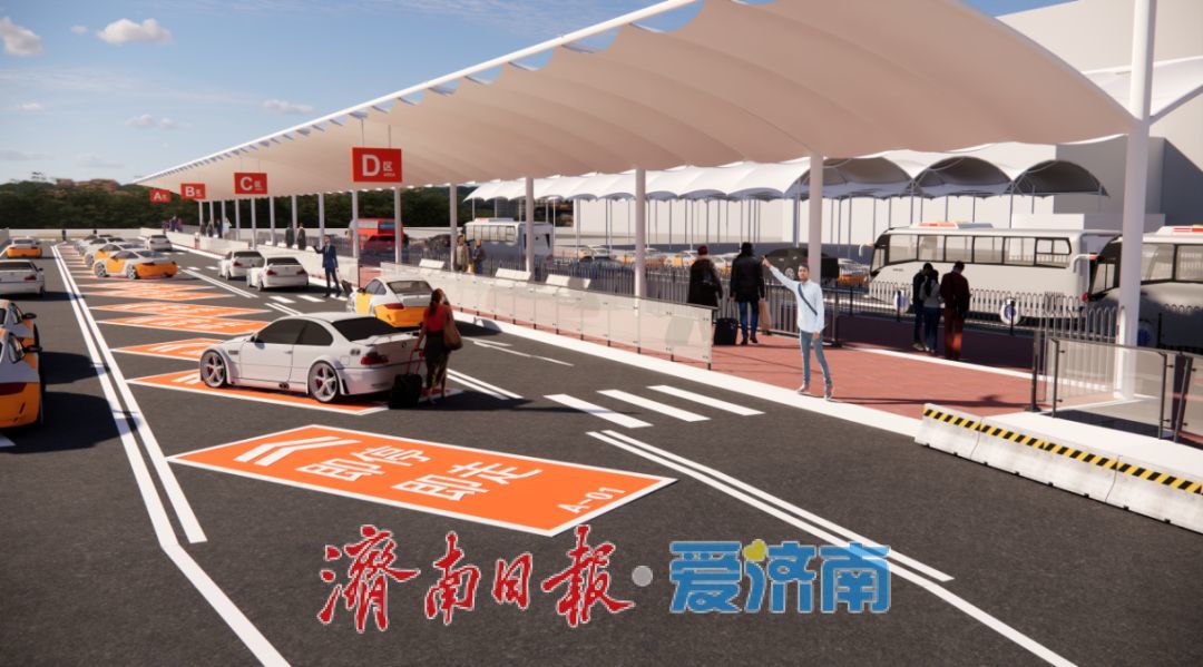 即将启用！济南站南广场临时交通枢纽快“上岗”啦！