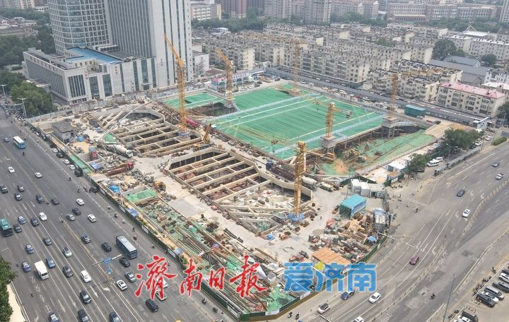 济南市立五院轨道交通TOD综合体项目打造立体化城市新地标