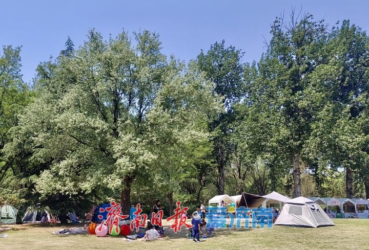 一年四季 泉在济南｜搭帐篷、享野餐，市民乐享五一慢时光