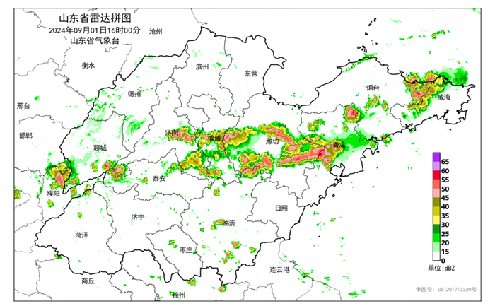 下周济南气温有下降，4日夜间到5日白天有雷阵雨