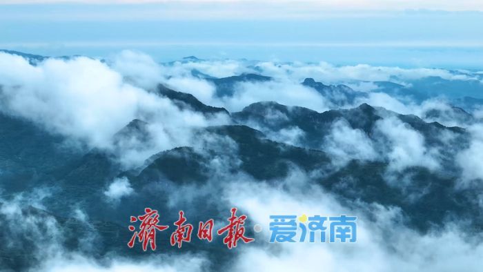 一年四季 泉在济南丨层林叠翠云雾绕，雨后九如山美若仙境