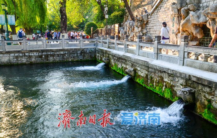 济南黑虎泉水位连涨18天破20年纪录，距历史峰值仅差1厘米