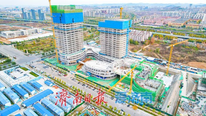 项目强省会｜济南城投经贸生态港科创产业园建设蹄疾步稳 济钢片区崛起AI产业新高地