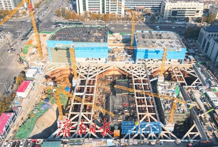 打造立体化城市新地标，济南市立五院轨道交通TOD综合体项目“拔地而起”