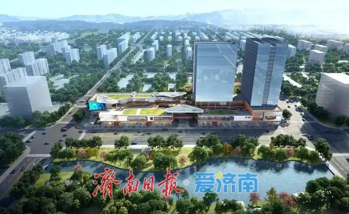 “空中连廊”串联商业空间，济南北湖片区再添一体化商务综合体