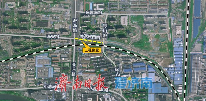 济南泺口片区马家庄南路市政道路工程即将施工