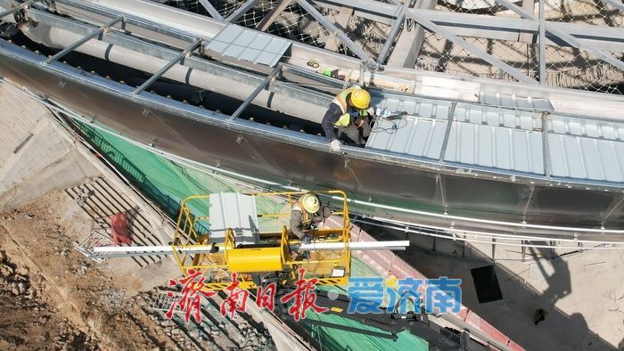 项目强省会｜济南CBD“巨碗”迎来新进展，顶部施工有序推进