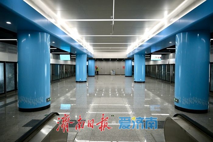 颜值拉满！济南轨道交通6号线山东会展中心站实景渐显