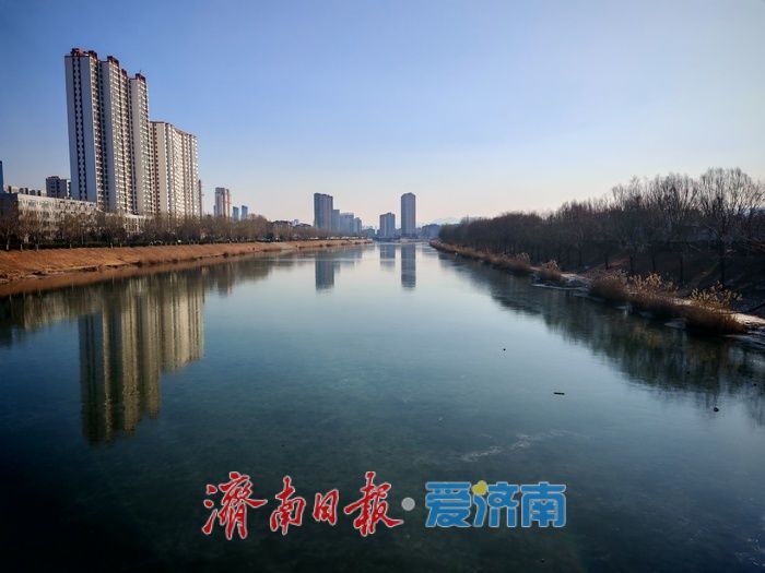 一年四季 泉在济南丨腊山分洪道美成水墨风景画