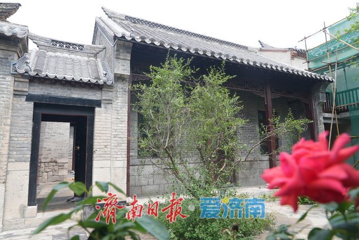 一年四季 泉在济南丨济南上新街老院落修缮焕新 院落连通添绿意