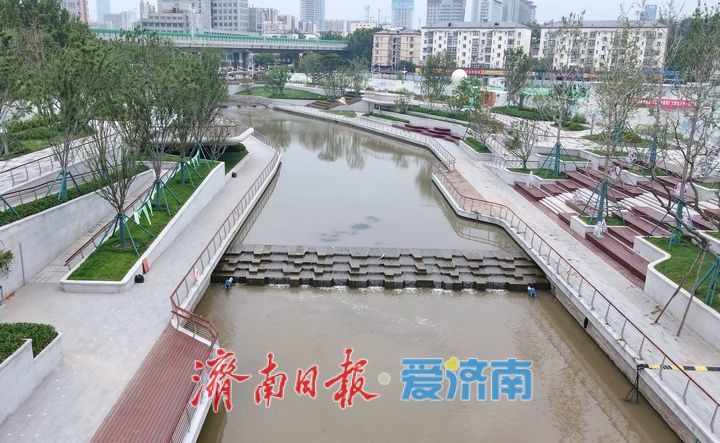 亲水、观景一体，全福河550米河道“蝶变”滨水公园