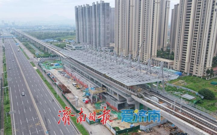 项目强省会｜济南轨交8号线山东大学站新貌显现