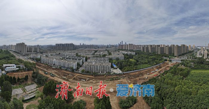 项目强省会｜打通“断头路”！黄台南路（奥体中路-国有苗圃东墙）道路建设工程计划10月底完工