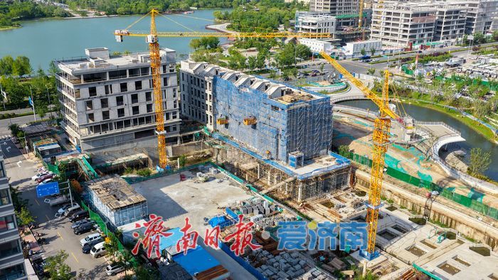 项目强省会｜济南市北湖核心区B-1地块项目建设稳步推进 打造区域商务新标杆