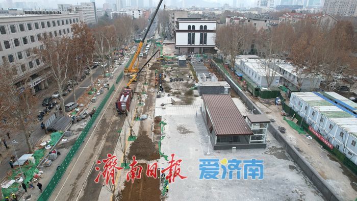 项目强省会｜济南轨交6号线山东大学站出入口亮相