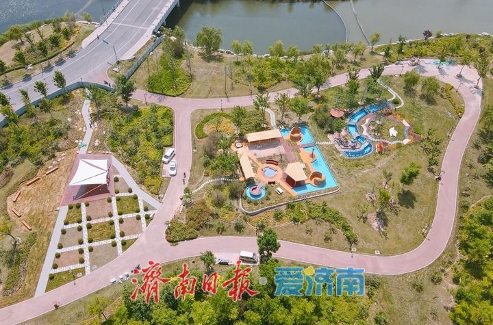 济南华山湖畔新添滨水亲子空间