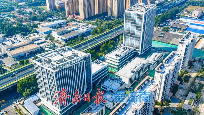 项目强省会｜新东站板块再添商务载体 济南张马屯 C-6 地块项目提速建设