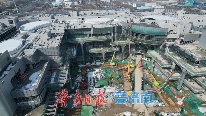 商业新地标正在崛起 济南雪山万达广场建设提速