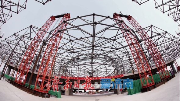 项目强省会｜济南机场T2航站楼主体突破