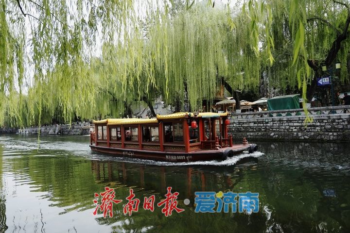 一年四季 泉在济南丨一河泉水映秋景 两岸风光醉游人
