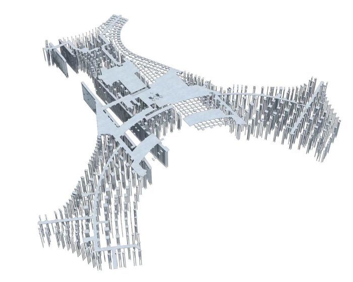 项目强省会｜突破关键节点！济南遥墙机场T2航站楼完成首吊