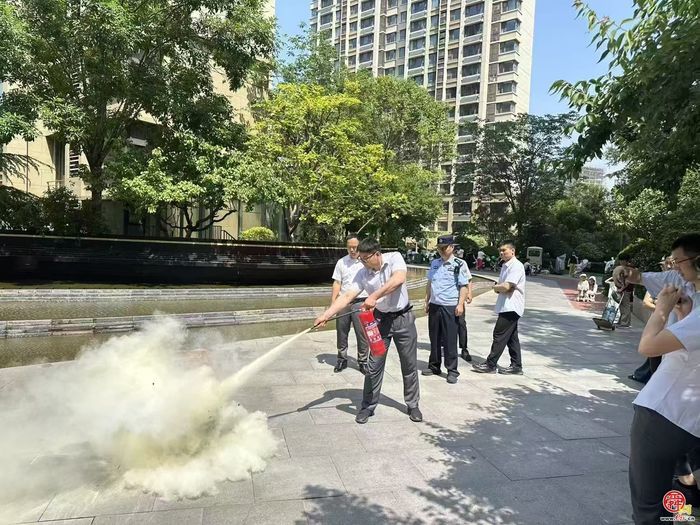 以练筑防 守护平安！济南城发金盾安保集团驻春江郦城、春江悦茗项目开展治安综合应急演练