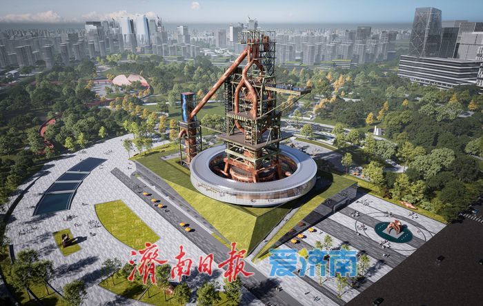 炉火虽熄，济南这座百米高炉即将“点亮”