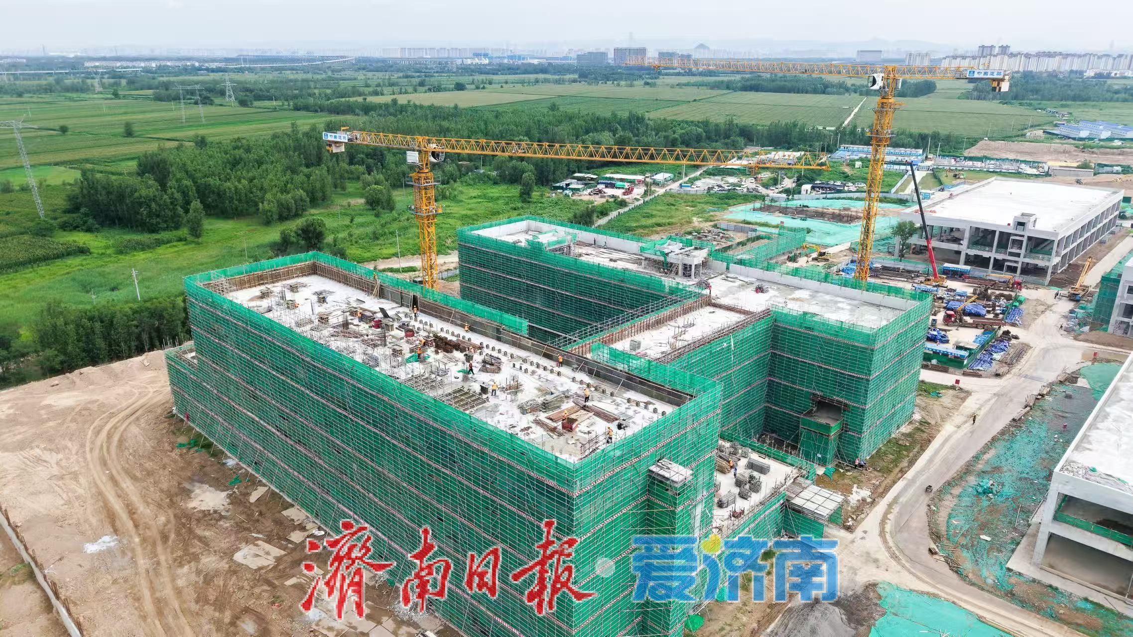 封顶！济南轨道交通7号线两大场段建设“进度条”刷新