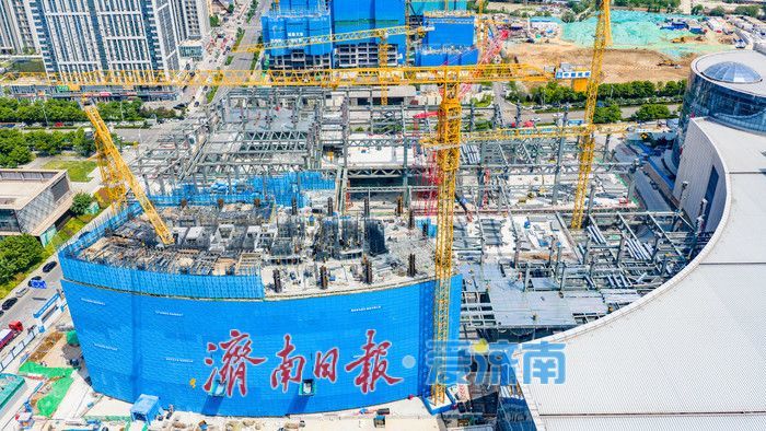 山东国际会展中心配套项目建设有序推进 地标雏形初显赋能区域发展