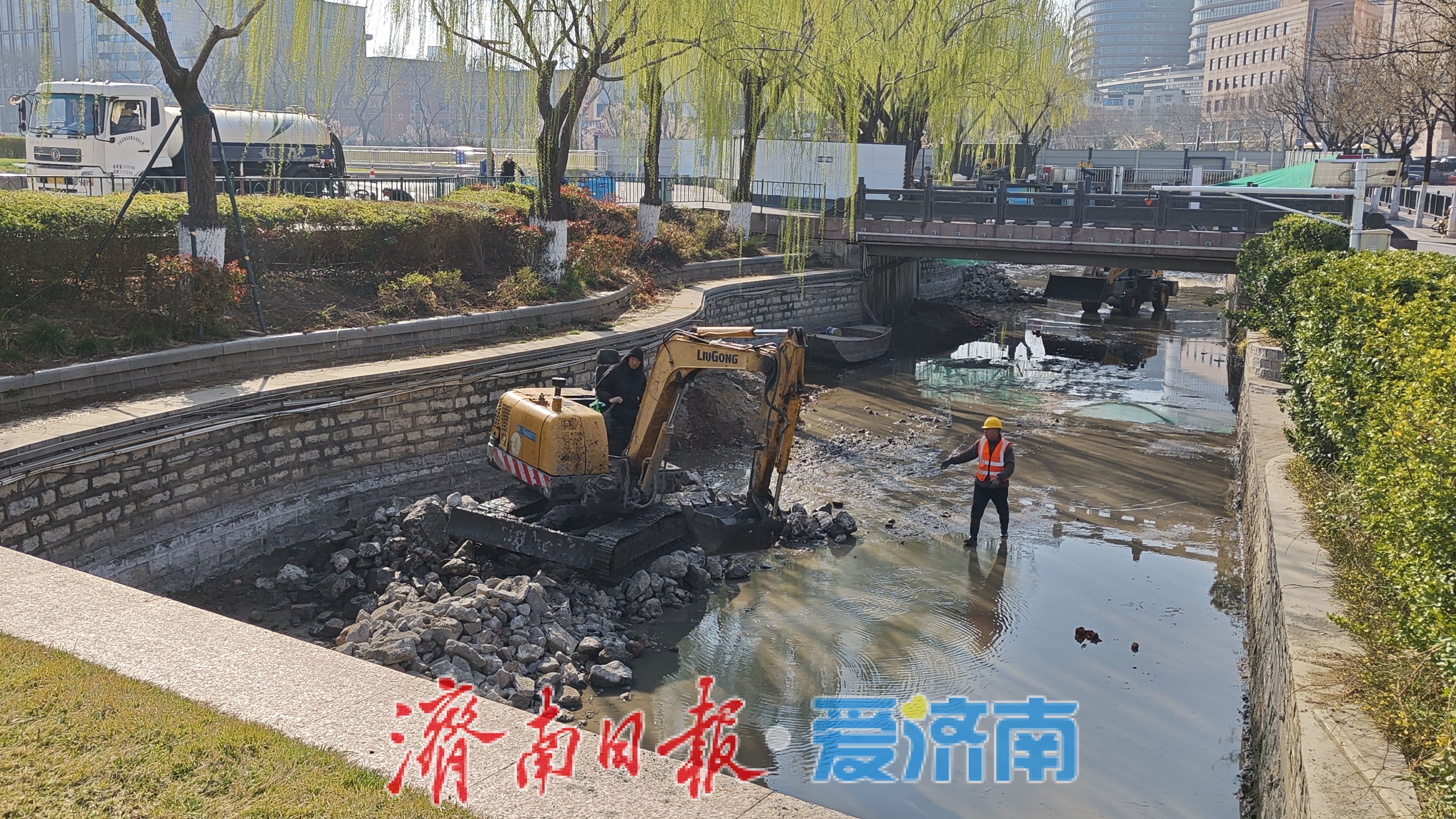 历下区山水沟景观提升工程开工