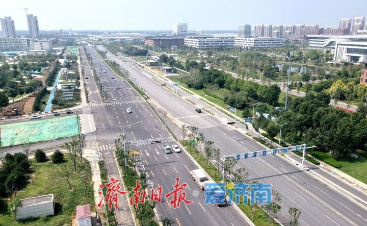 项目强省会｜青岛路济南国际医学中心立交至医学大道段恢复双向通行