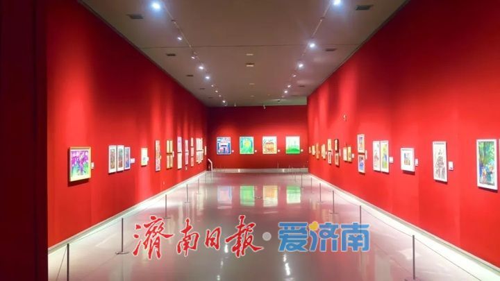 “童心多奇妙——首届山东省少儿美术展”在山东美术馆开展