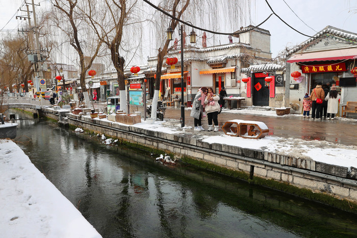 雪后初霁的“济南府”古韵画境，诗意满满！