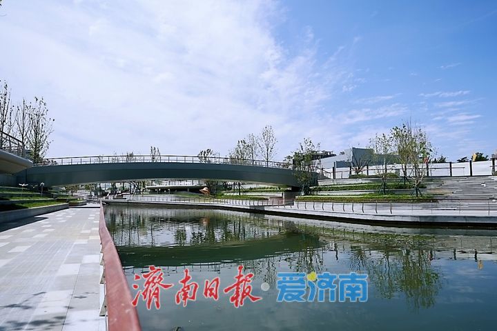 泄洪河道华丽蜕变 变身滨水生态长廊