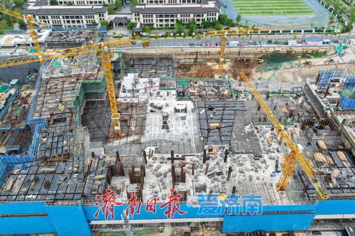 济南西客站片区银泰百货建设稳步推进 西部新商圈加速崛起