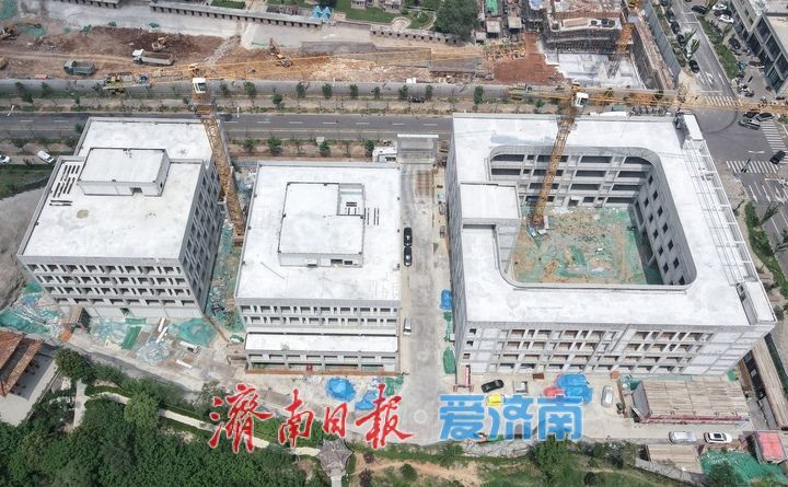 项目强省会｜济南中央商务区国际学校和科教中心项目主体结构混凝土浇筑完成