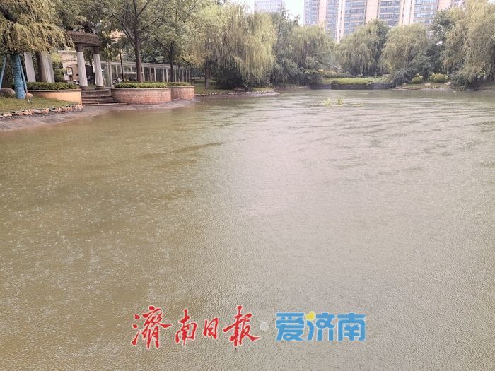 刚刚，济南东部下了一阵急雨