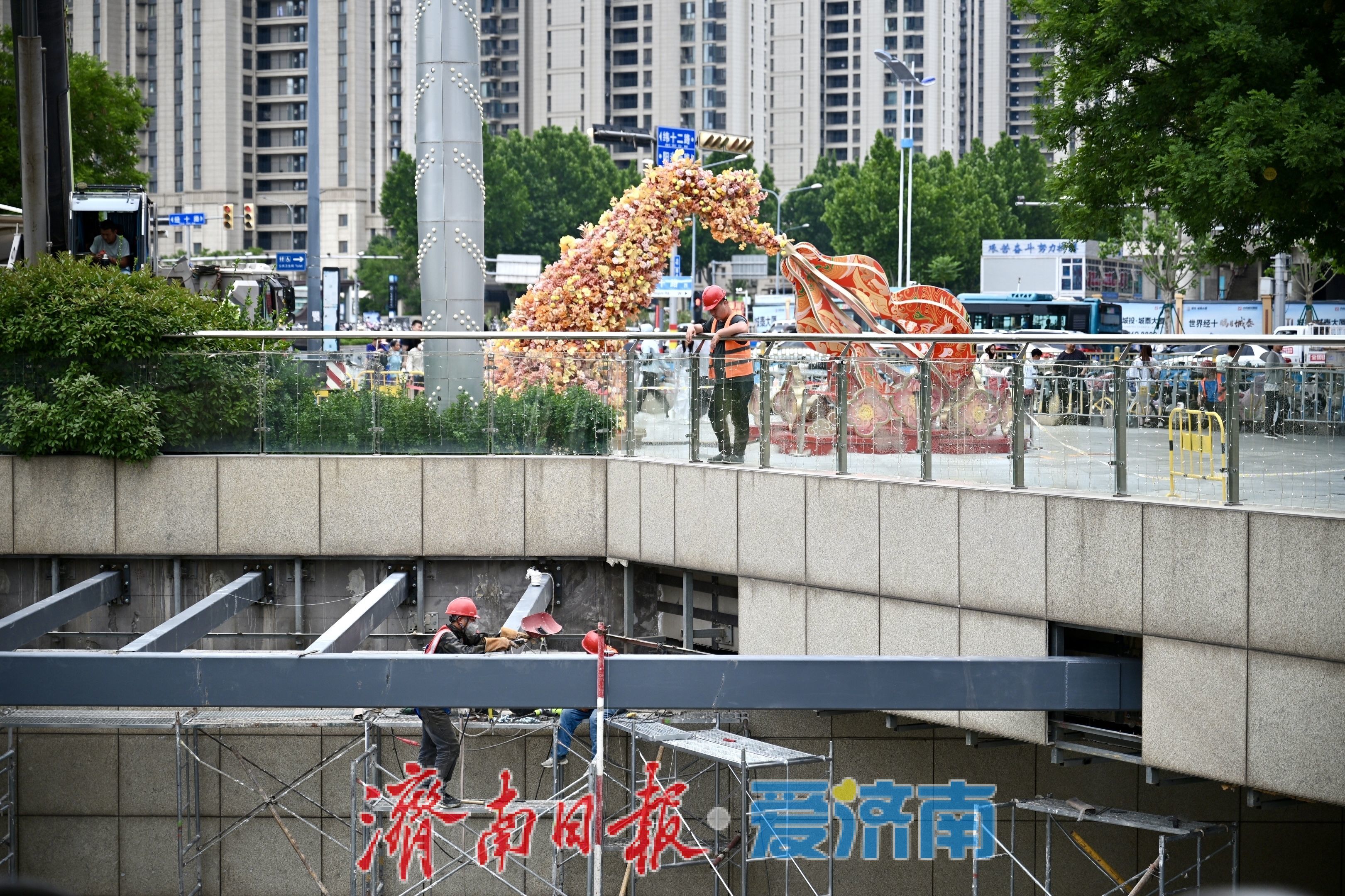 项目强省会｜无缝衔接在即：和谐广场与五里牌坊站连通通道预计六月建成