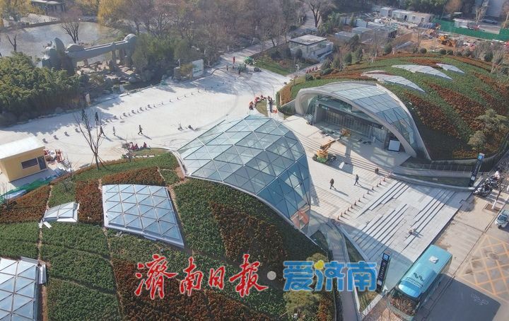 济南轨交4号线通车运营在即，泉城公园北入口恢复通行