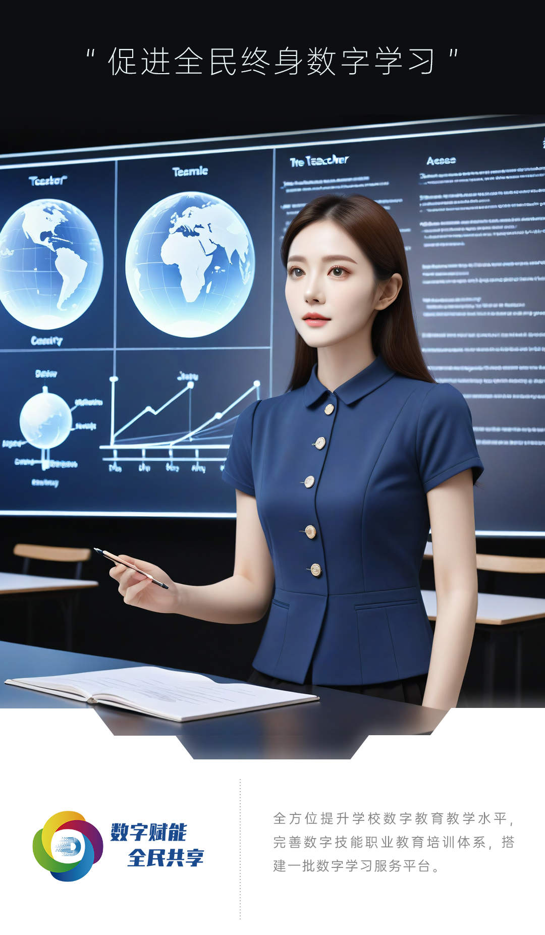 海报丨2024年山东省全民数字素养与技能提升月