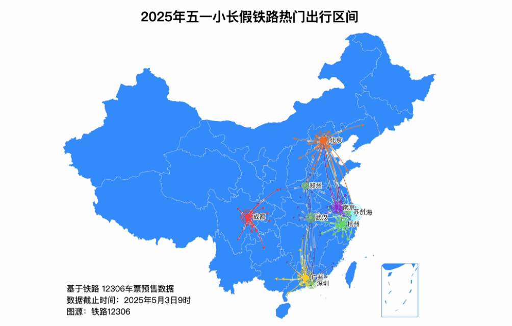 连续3天同比增幅超10%！今日全国铁路预计发送旅客1800万人次