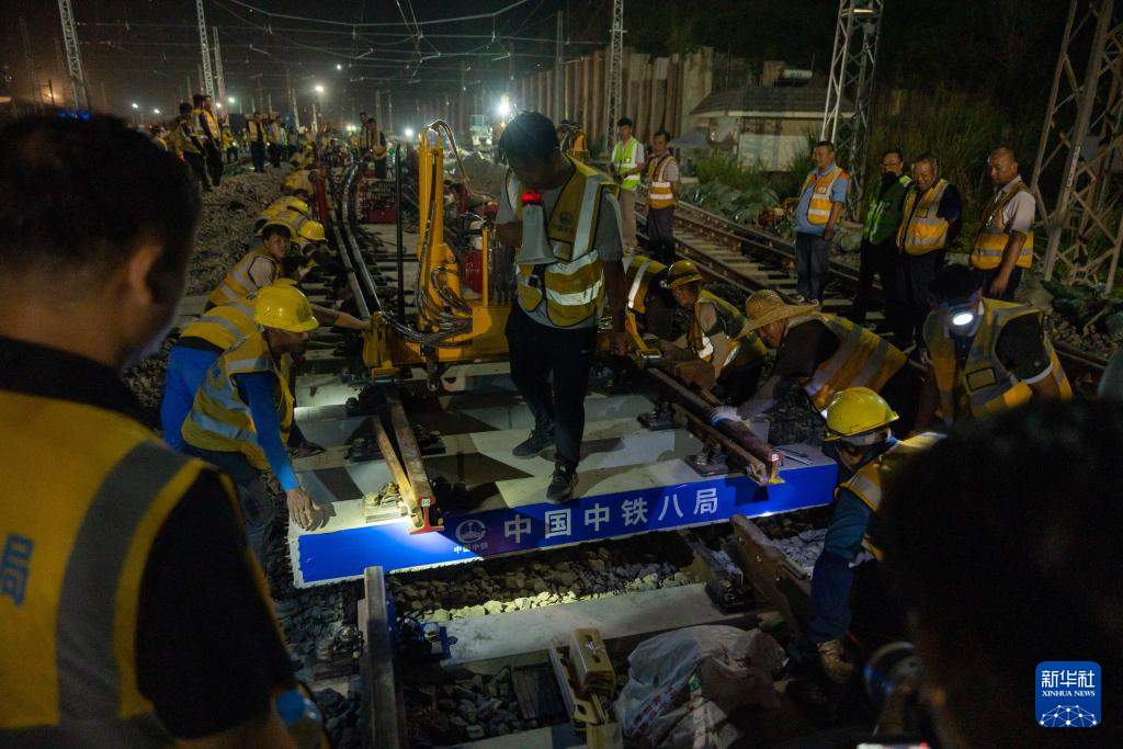 中老铁路开通以来老挝段首次大规模扩能改造