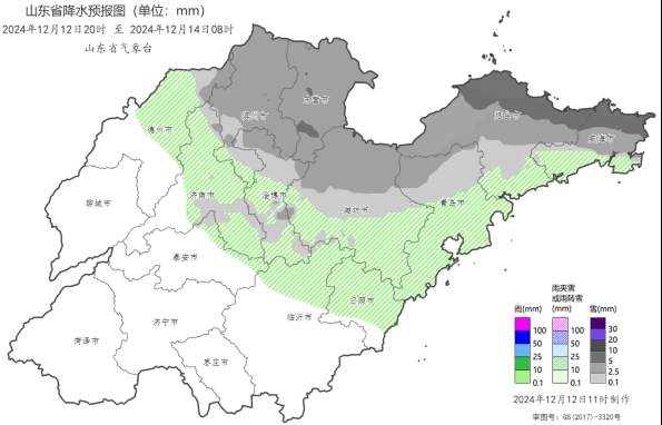 冷空气来袭！今夜到明天山东中北部有明显雨雪大风