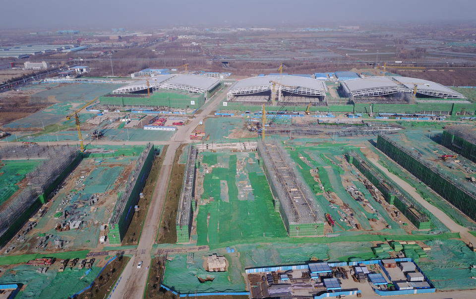 项目强省会｜济南起步区黄河国际会展中心雄姿，建设过程波澜壮阔