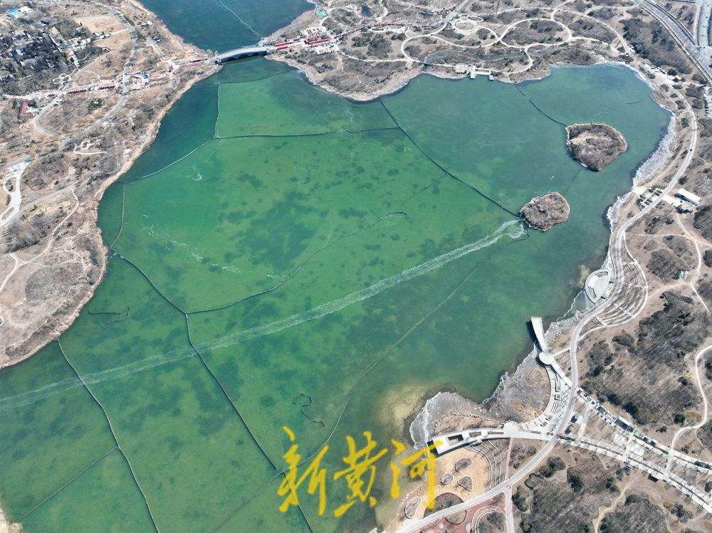 华山湖结冰 立春寒意浓