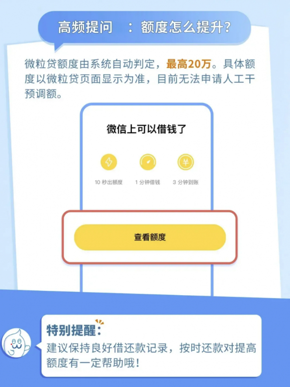微粒贷最高额度有多少？微粒贷额度规则全解析