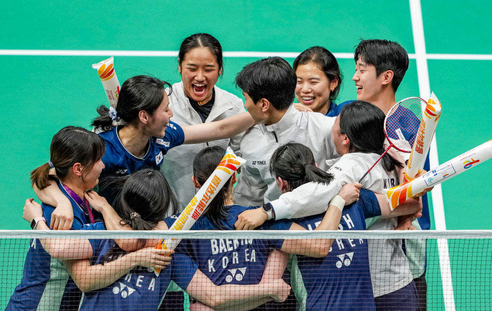 中韩两队第七次聚首苏迪曼杯决赛