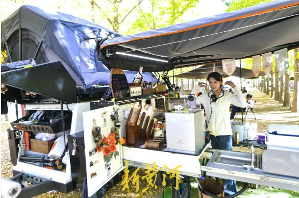 银杏林里飘出咖啡香，济南百里黄河风景区秋日消费新场景走红